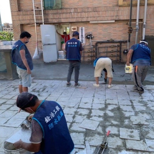 步驟 12：磁磚填縫示意圖